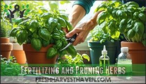 fertilizing and pruning herbs