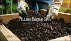 filling raised beds