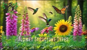 flower structure types
