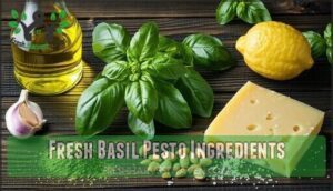 fresh basil pesto ingredients