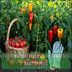 fruiting vegetables like tomatoes and peppers