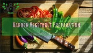 garden vegetable preparation