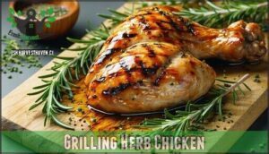 grilling herb chicken