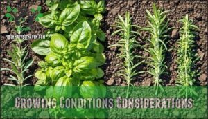 growing conditions considerations