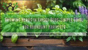 growing herbs in raised beds