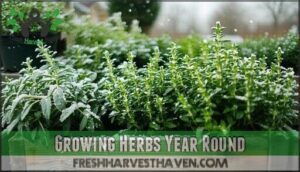 growing herbs year round