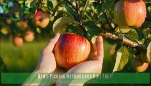 hand-picking methods for ripe fruit