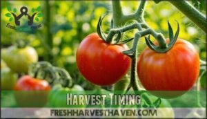 harvest timing