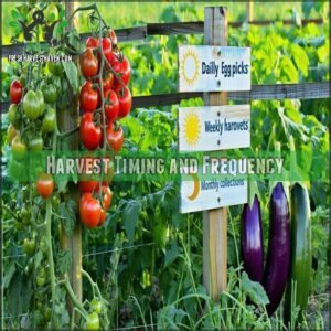 harvest timing and frequency