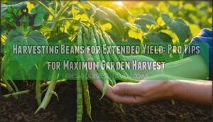 harvesting beans for extended yield