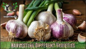 harvesting different varieties