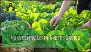 harvesting leafy greens basics