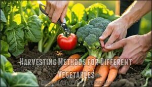 harvesting methods for different vegetables