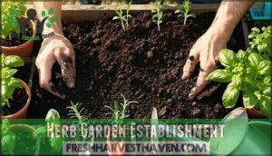 herb garden establishment