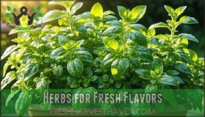 herbs for fresh flavors