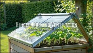 hinged lids and ventilation