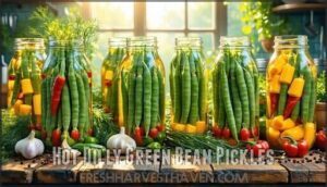 hot dilly green bean pickles