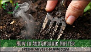how to add organic matter