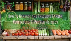 how to harvest and preserve garden vegetables