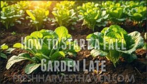 how to start a fall garden late