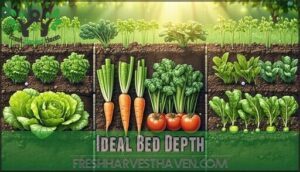 ideal bed depth