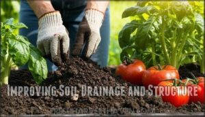 improving soil drainage and structure