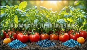 inorganic fertilizer advantages