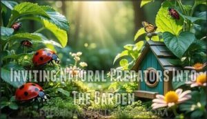 inviting natural predators into the garden