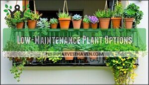 low-maintenance plant options