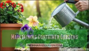 maintaining container gardens