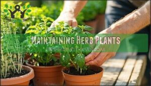 maintaining herb plants