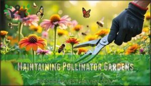 maintaining pollinator gardens