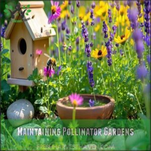 maintaining pollinator gardens