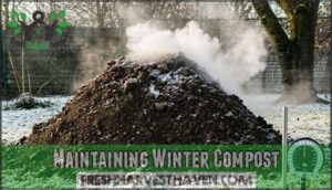 maintaining winter compost