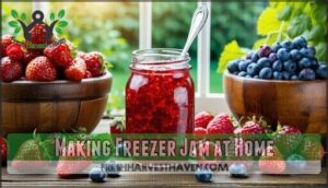 making freezer jam at home