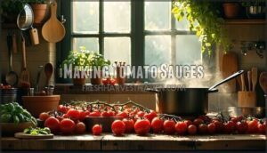 making tomato sauces