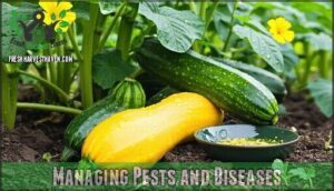 managing pests and diseases