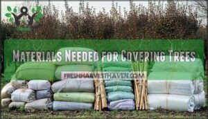 materials needed for covering trees