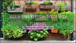 maximizing vertical space with planters
