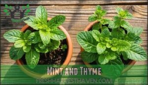 mint and thyme