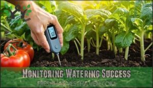 monitoring watering success