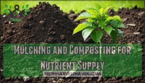 mulching and composting for nutrient supply
