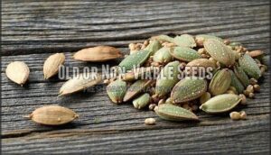 old or non-viable seeds
