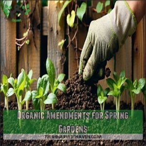 organic amendments for spring gardens