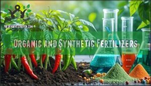 organic and synthetic fertilizers