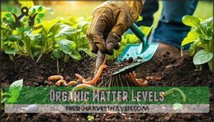 organic matter levels