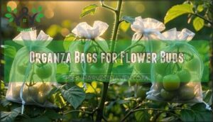 organza bags for flower buds