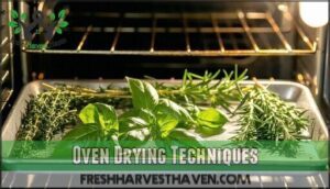 oven drying techniques