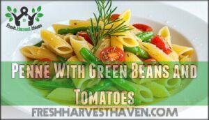 penne with green beans and tomatoes