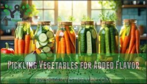 pickling vegetables for added flavor